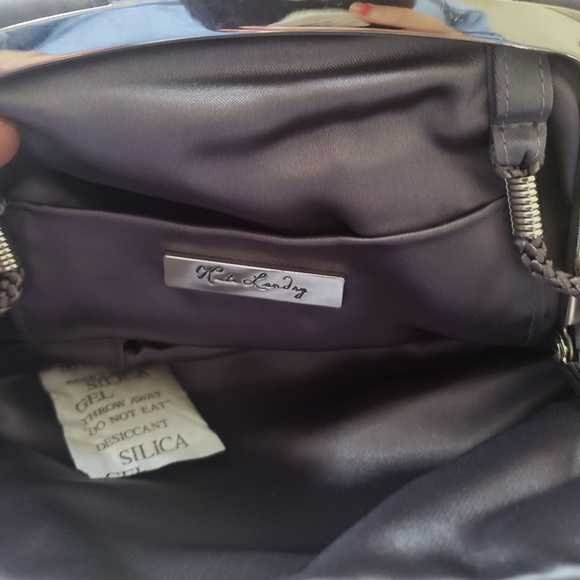 Nwt.Kate landry dark gray or purple shoulder bag - Picture 3 of 5